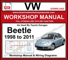 VW VOLKSWAGEN WORKSHOP REPAIR MANUALS